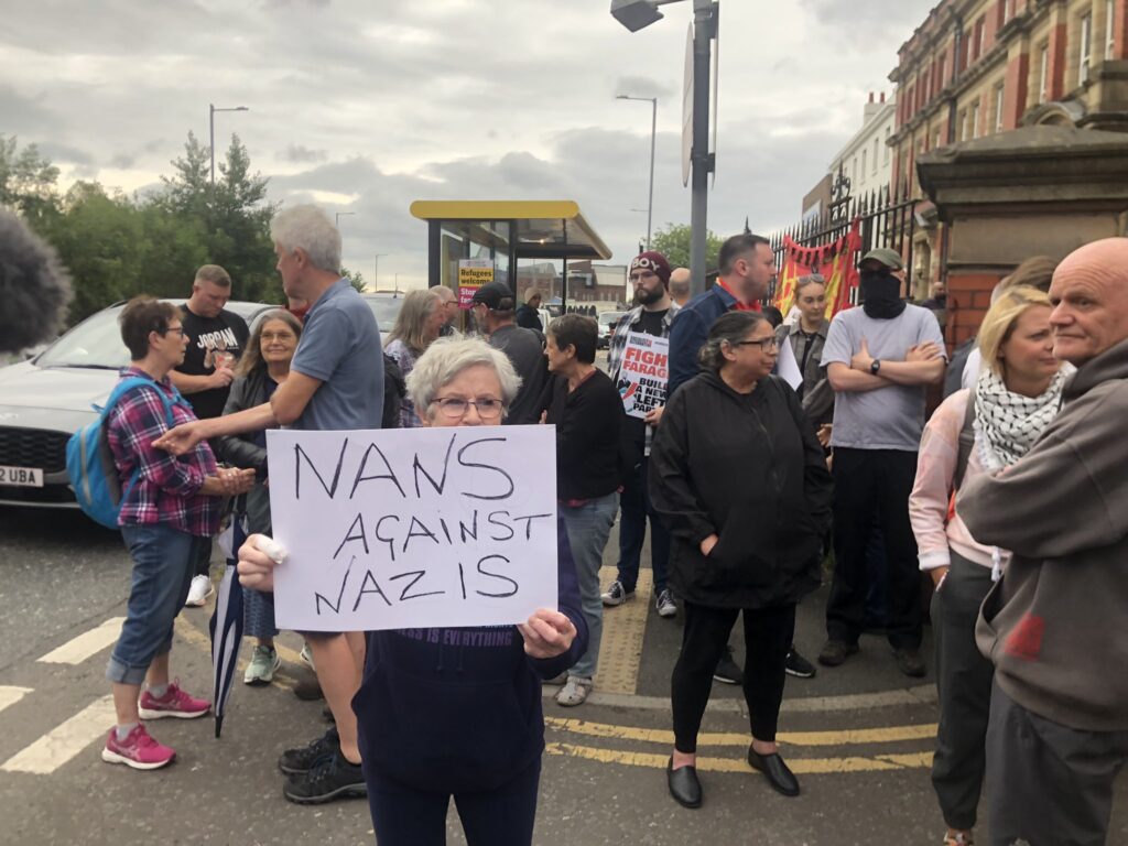 liverpool stop the far right nans against nazis
