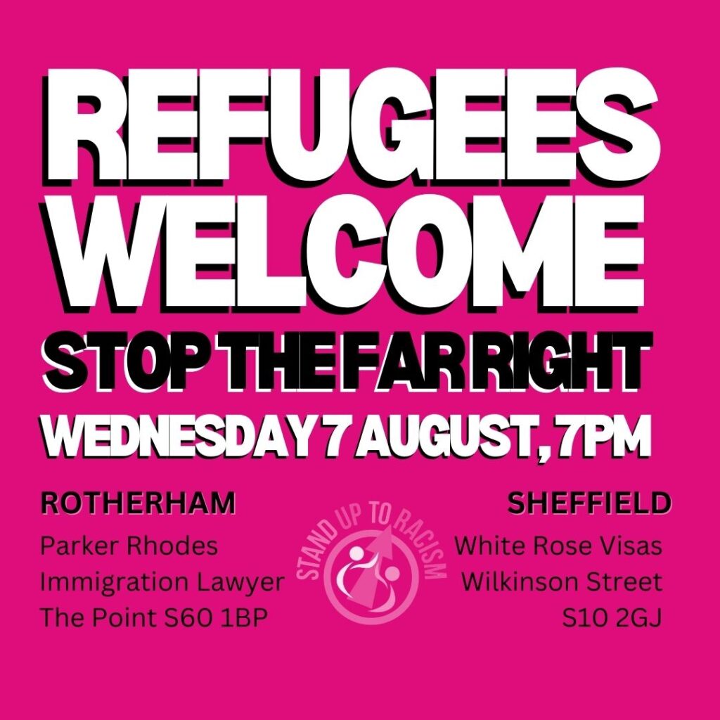 rotherham sheffied refugees welcome