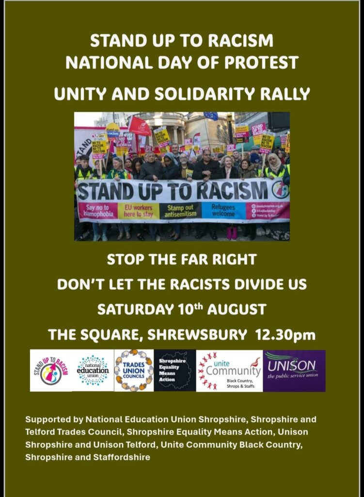 shrewsbury national day of protest