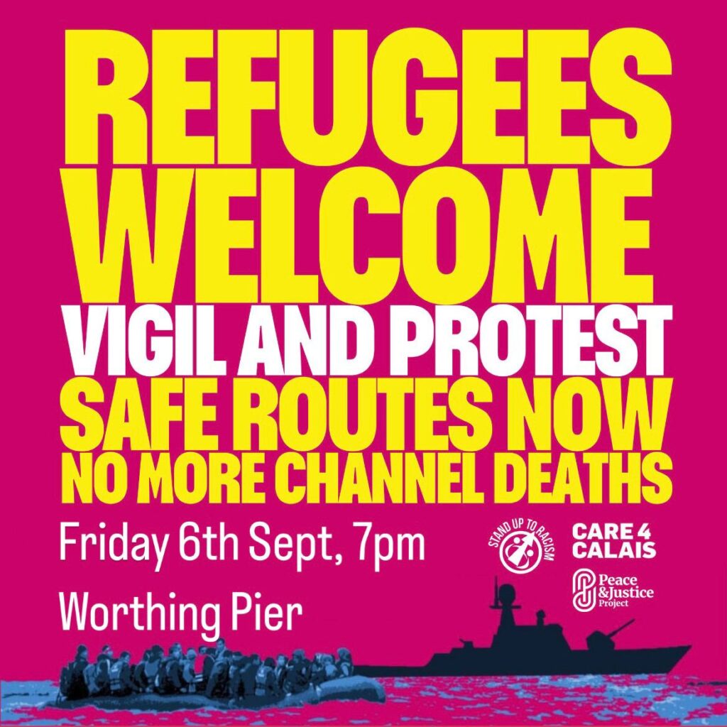 worthing sutr safe passage now vigil 6 september 7pm
