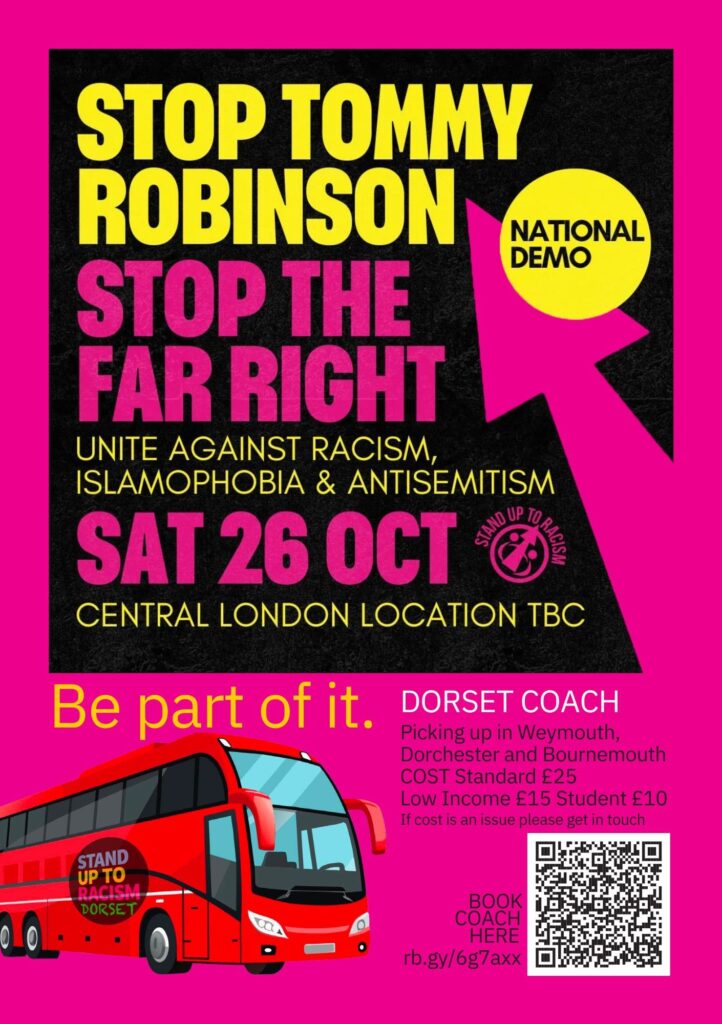 dorset sutr coach for 26th oct