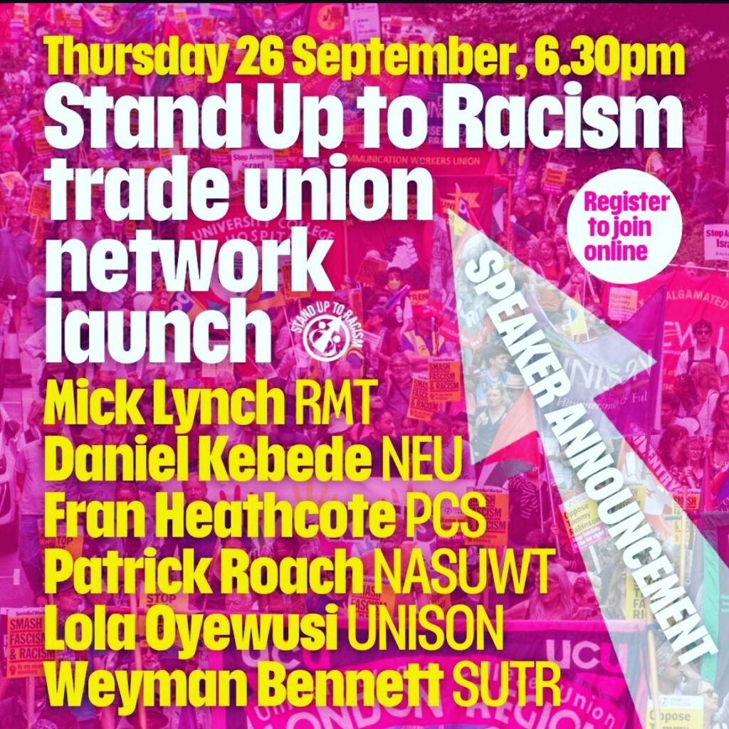 sutr trade union network launch 26th sept