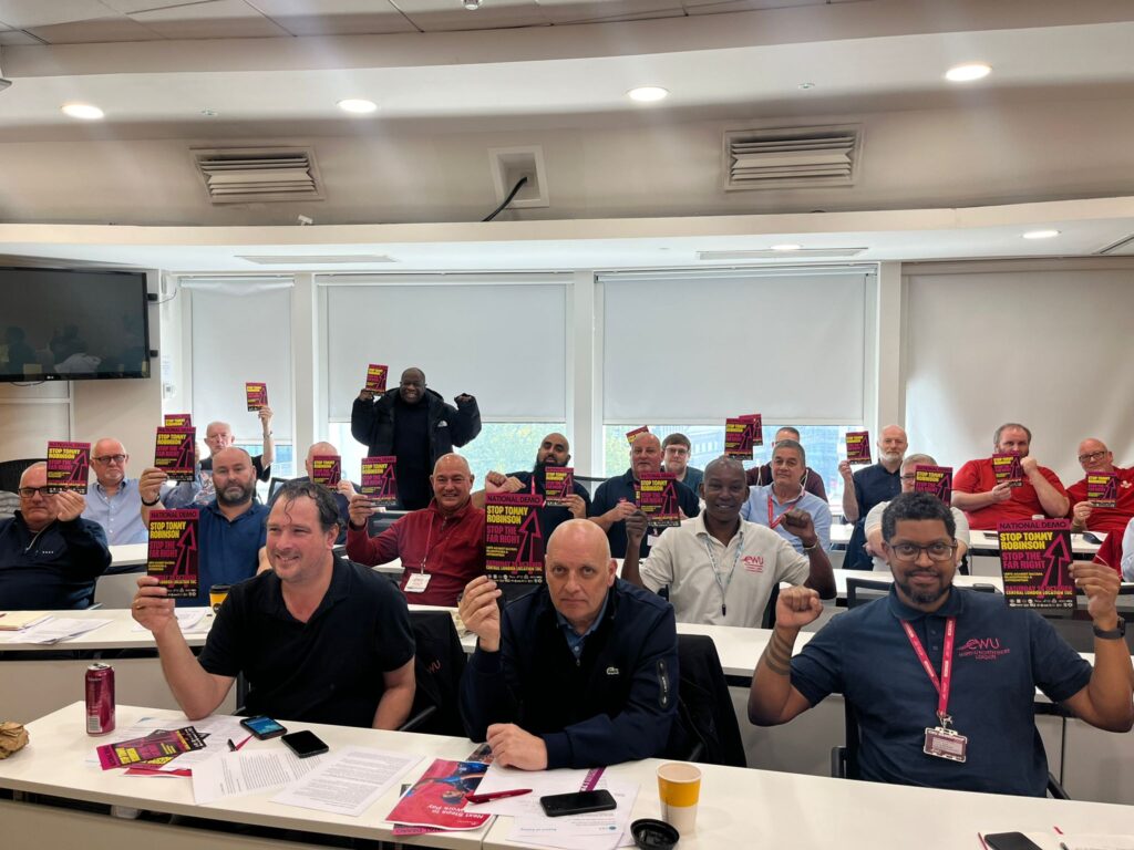CWU london region supports oct 26th sutr demo