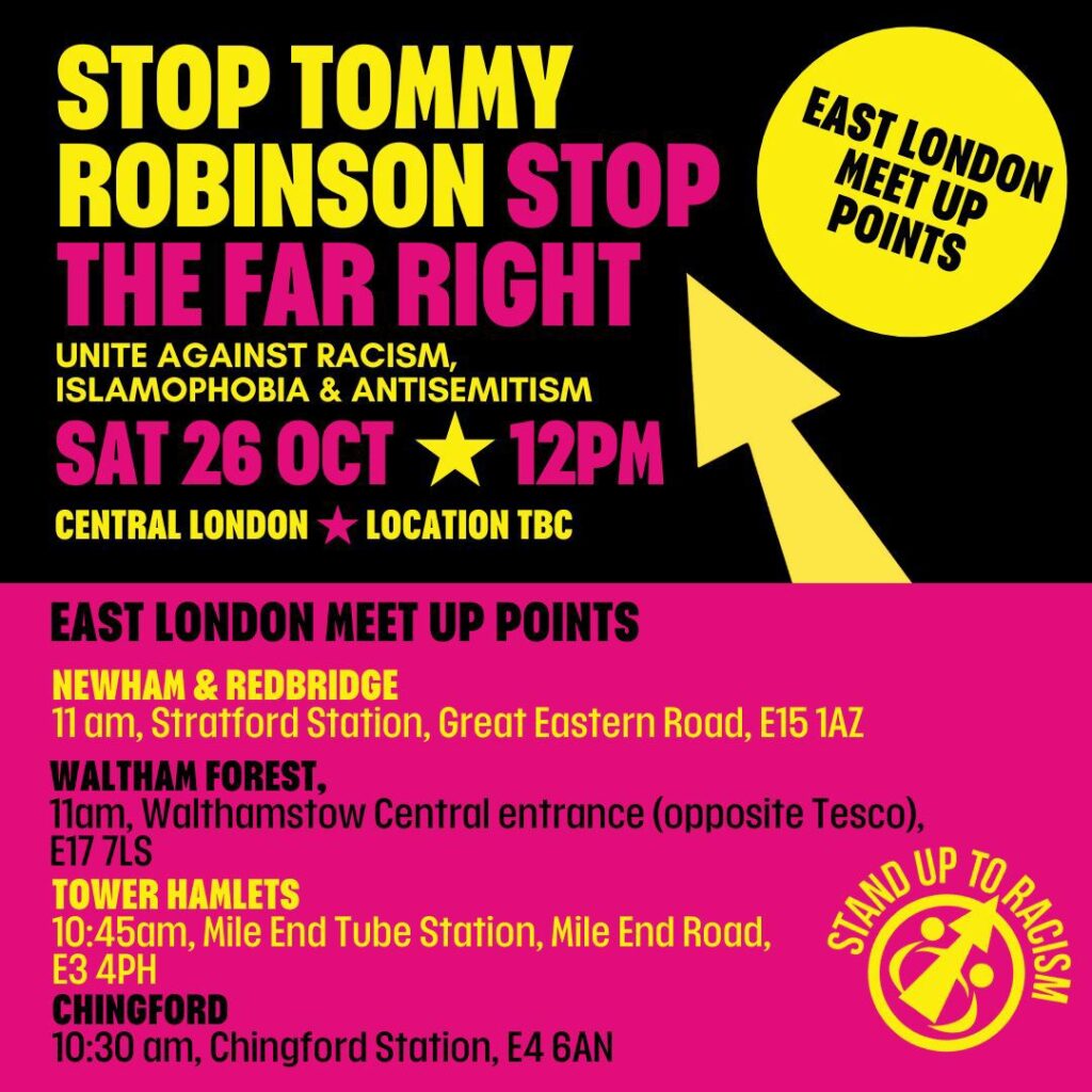 east london sutr meetup points