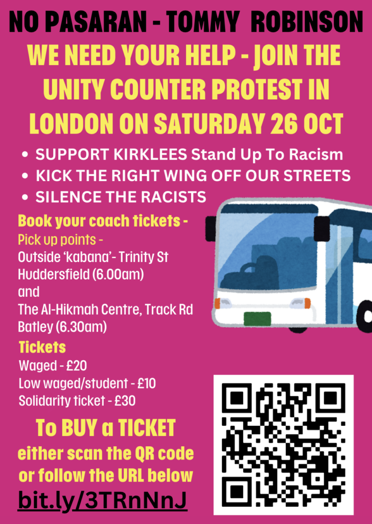 kirkless sutr 26th oct coach