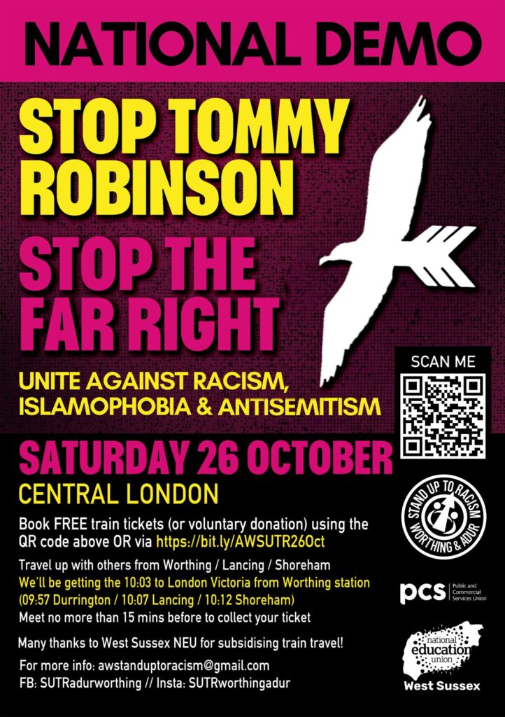 worthing sutr 26th oct transport