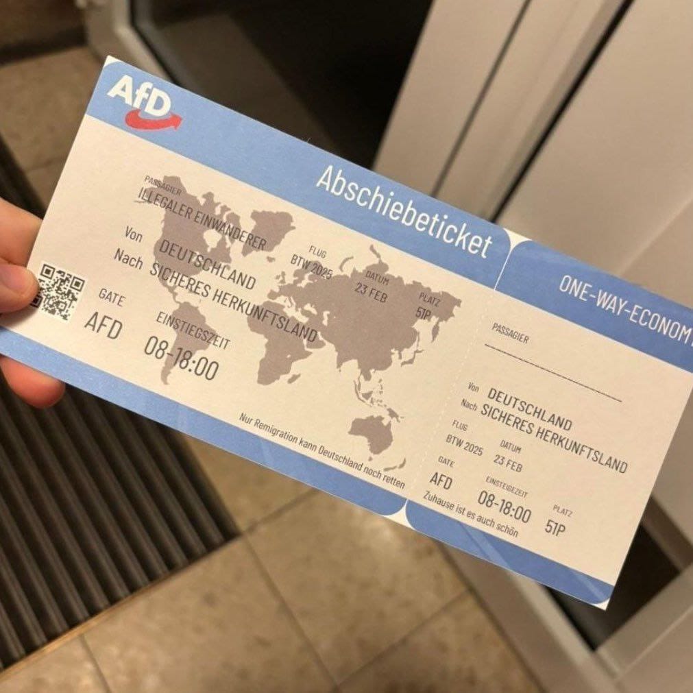afd 'deportation tickets'