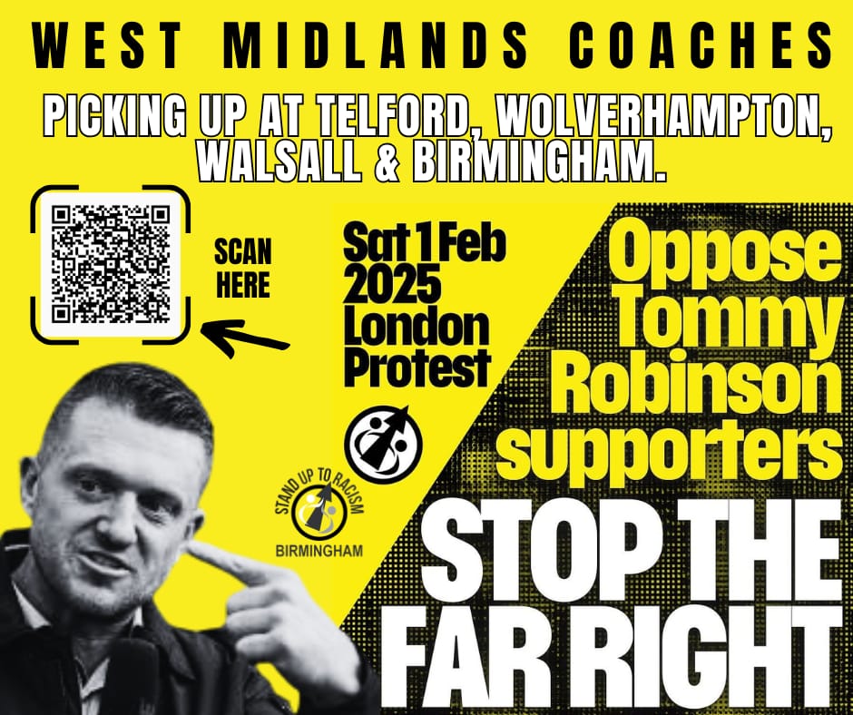 west midlands 1st feb coaches