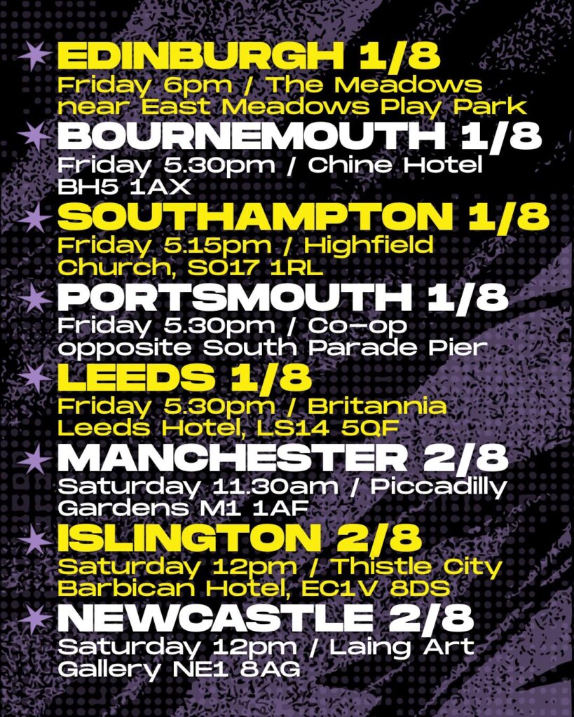 oppose the far right this weekend 2nd-3rd august