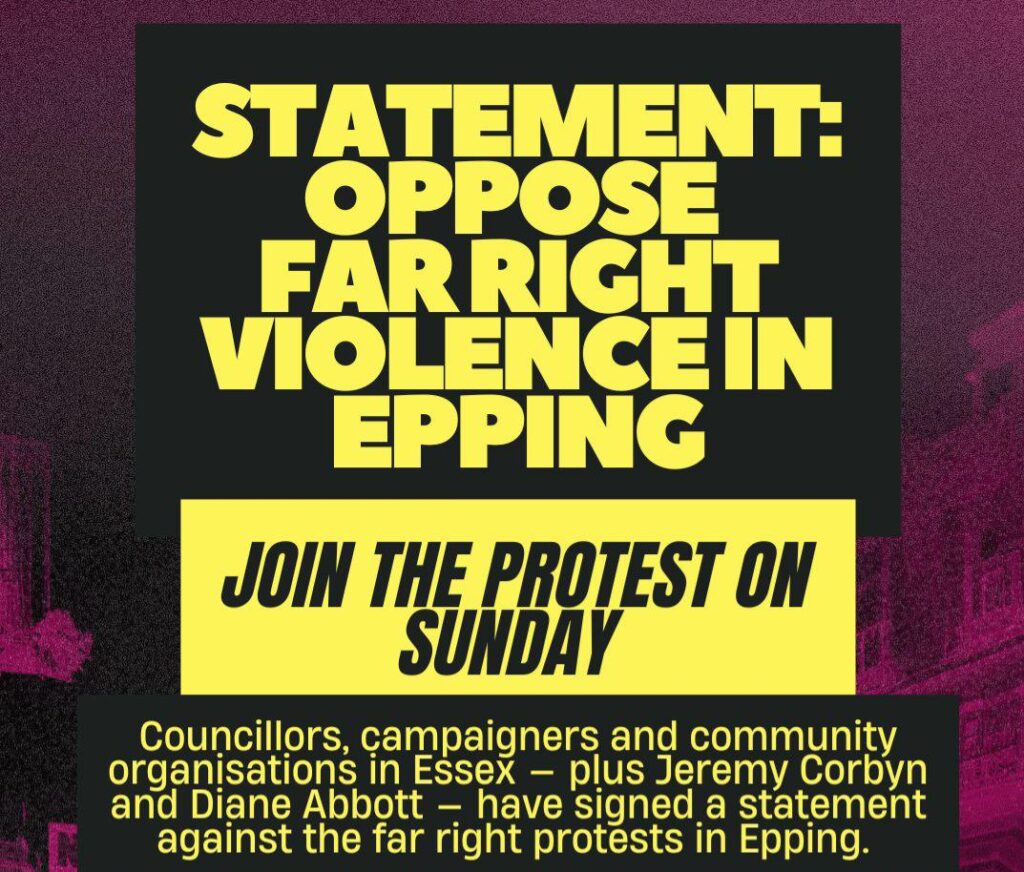 sign the stop the far right in epping statement
