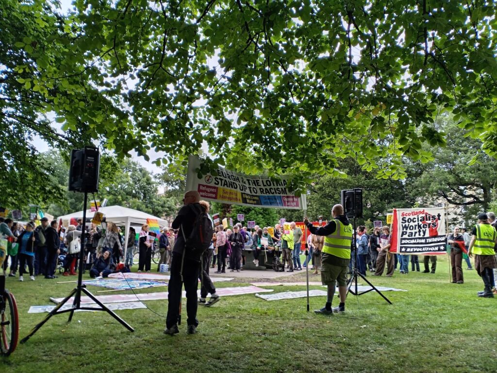 edinburgh stop the far right friday 1st august