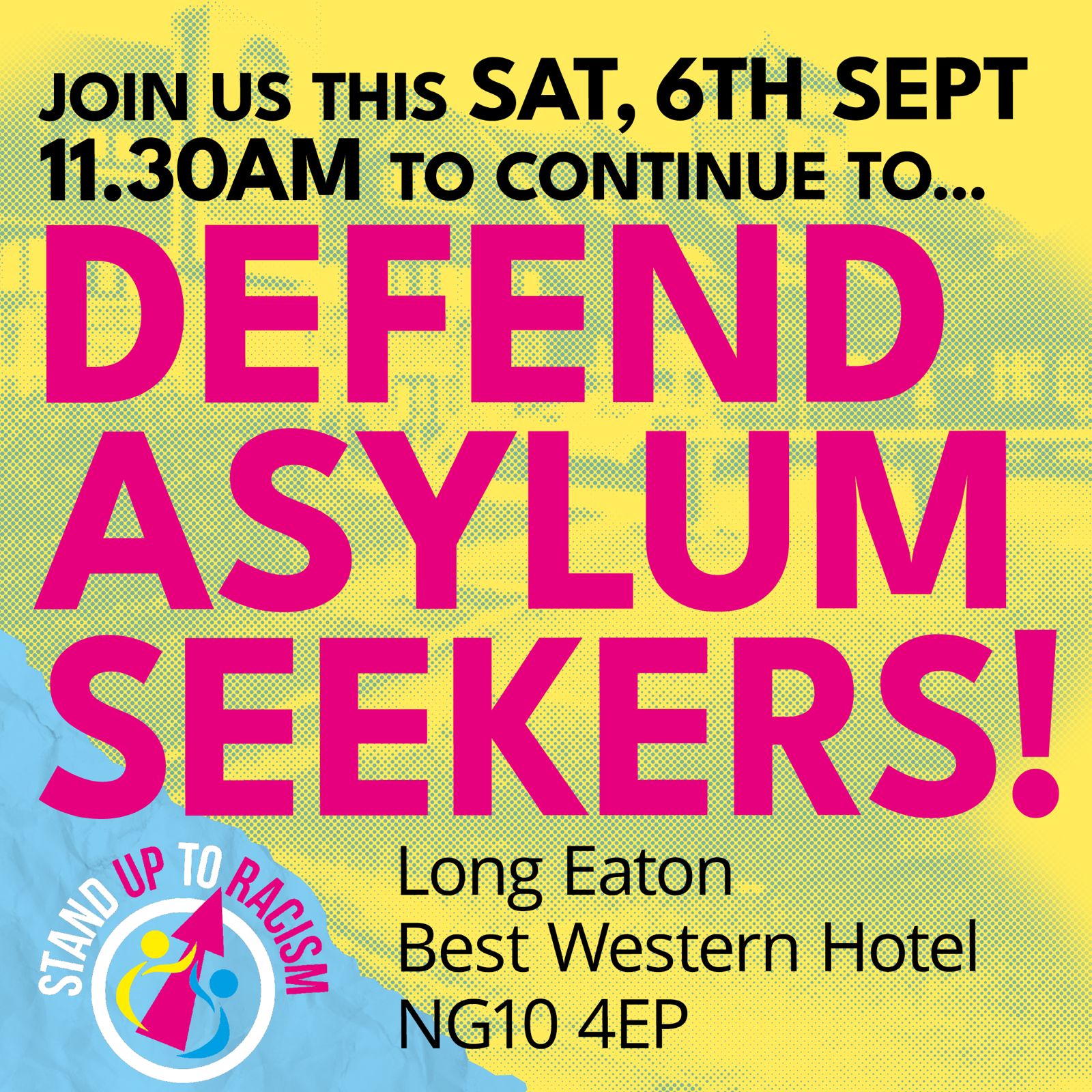 long eaton defend asylum seekers sat 6th sept