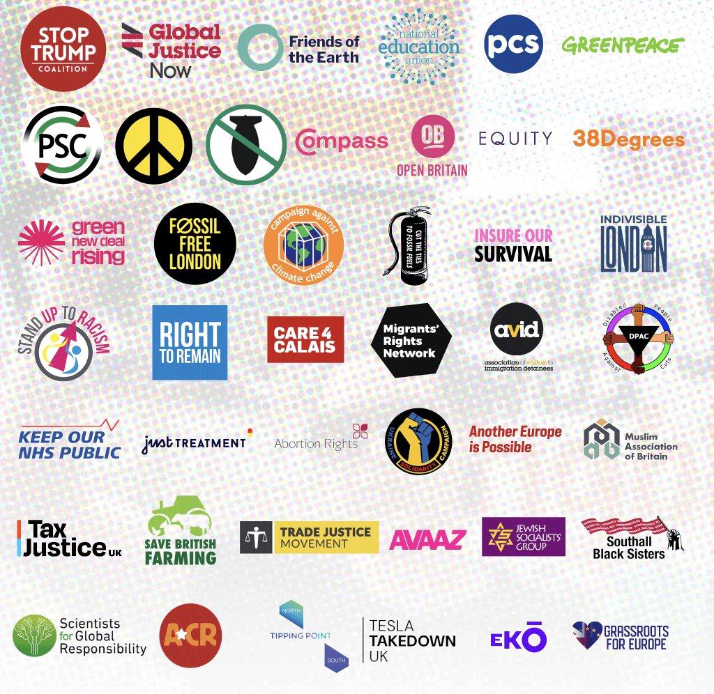 trump not welcome wed 17 sept supporter logos