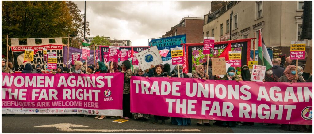 tower hamlets demo - pic by sean vernell