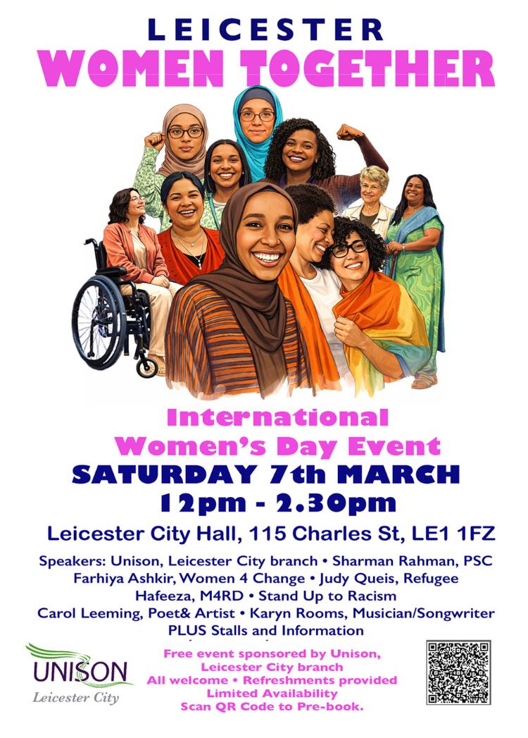leicester women together 7th march